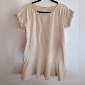 Free People Women’s XS Sweatshirt Mini Dress Beach Travel Comfy Minimalist Party